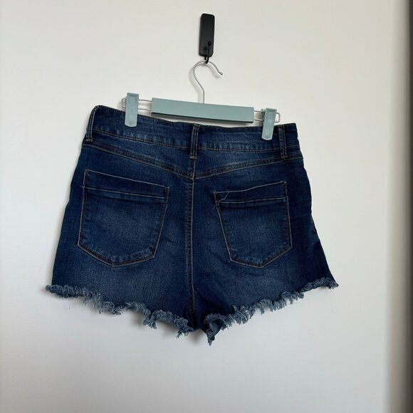 Rewash Denim high waisted cutoff shorts, size 11 - Picture 2 of 5